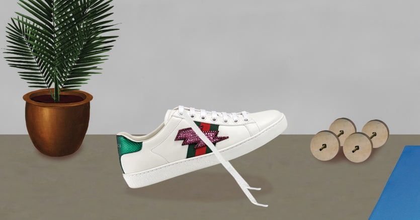 Scarpe gucci con fiori best sale